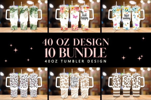 Download Tropical Leaf 40oz Tumbler Wrap Bundle - 40oz Collection