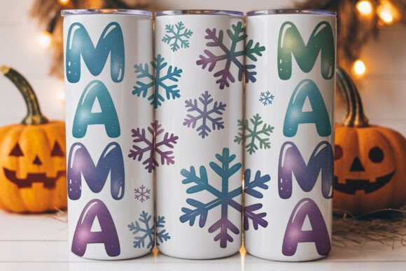Download Winter Snowflake Personalized Tumbler - Lake Collection