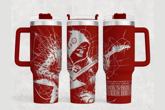 Download Skull Rock 40oz Laser Tumbler Wrap SVG - 40oz Collection