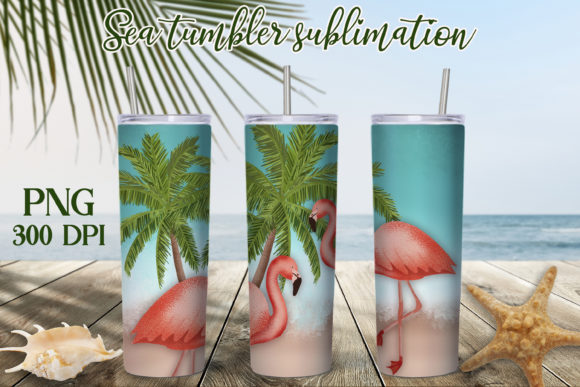 Download Flamingo Tumbler Sublimation Design - Premium Resources