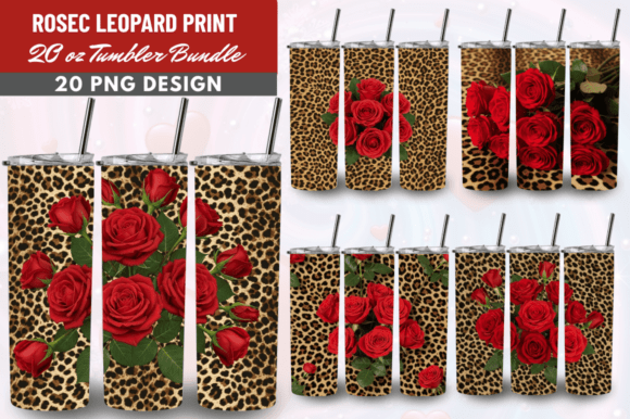 Download Rosec Leopard Print Tumbler Wrap Bunde - Premium Bundle