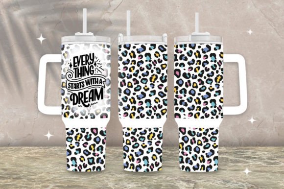 Download 40oz Leopard Print Tumbler Wrap - 40oz Collection