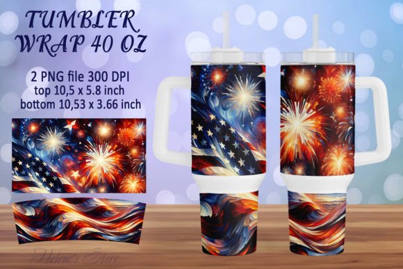 Download Firework Patriotic Tumbler Designs 40oz - 40oz Collection