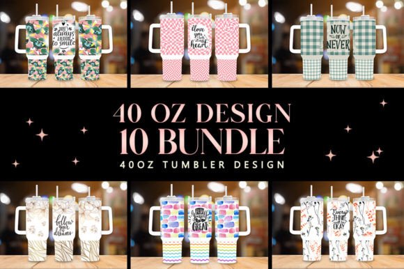 Download 40oz Design Tumbler Wrap Bundle - 40oz Collection