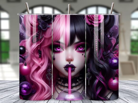 Download Anime Fusion Character Art Tumbler Wrap - Anime fusion character art tumbler Collection