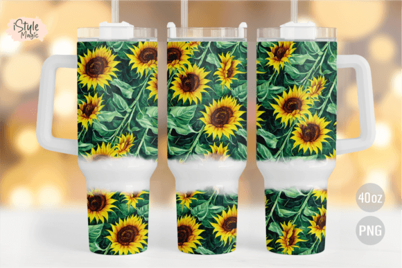 Download Sunflowers 40oz Quencher Tumbler Wrap - 40oz Collection
