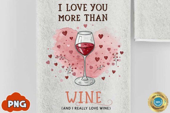 Download Valentine Kitchen Towel PNG Sublimation - Premium Resources