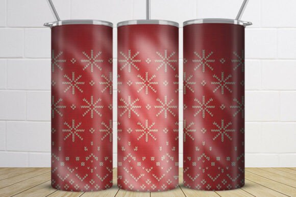 Download Nordic Snowflake Christmas Tumbler Wrap - Lake Collection