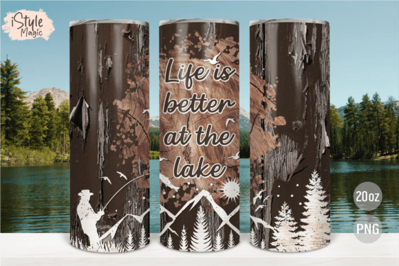 Download Life is Better at the Lake Tumbler Wrap - Lake Collection