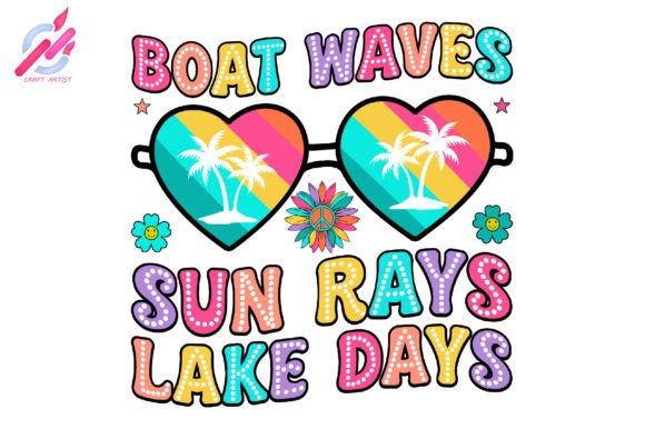 Download Boat Waves Sun Rays Lake Days PNG Summer - Lake Collection