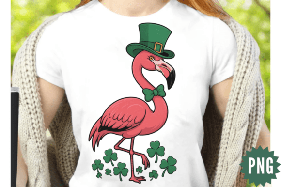 Download St Patrick’s Day Flamingo Sublimation Cl - Premium Resources